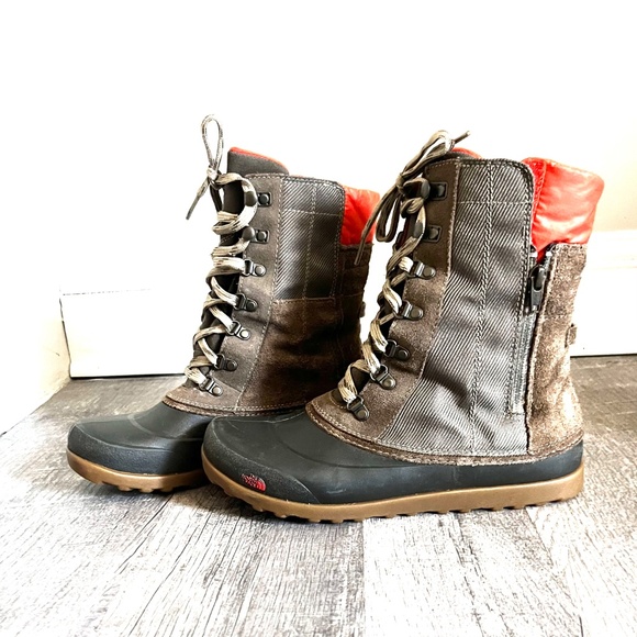 THE NORTH FACE Heat Seeker Leather 200 Gram Insulated Waterproof Winter Boots 8 - Picture 12 of 15